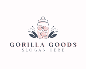 Cookie Dessert Jar logo design