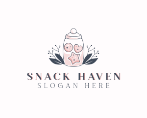 Cookie Dessert Jar logo design