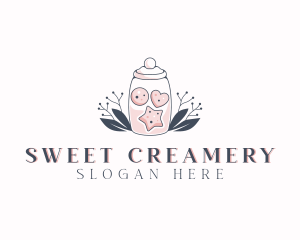 Cookie Dessert Jar logo design