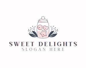 Cookie Dessert Jar logo design