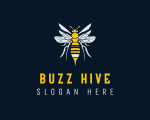 Wasp Insect Apiary logo design