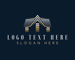 House Roof Contractor Logo