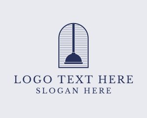 Plumbing Toilet Plunger Logo