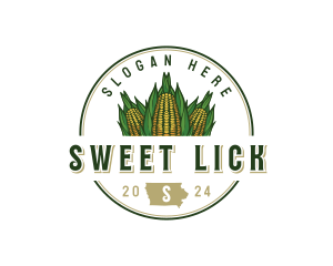 Sweet Corn Iowa logo design