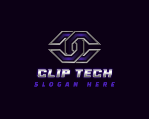 Tech Gaming Letter C logo design