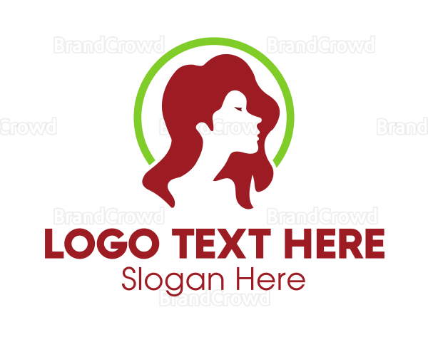 Woman Hair Salon Logo