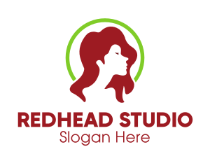 Redhead - Woman Hair Salon logo design