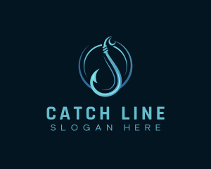 Hook - Sea Hook Fishery logo design