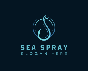 Sea Hook Fishery  logo design