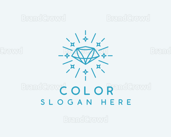 Crystal Diamond Jewelry Logo