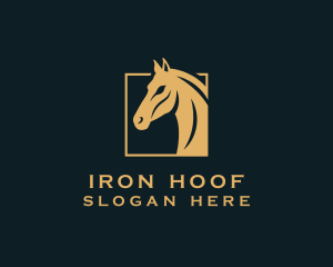 Farrier - Equine Horse Square logo design