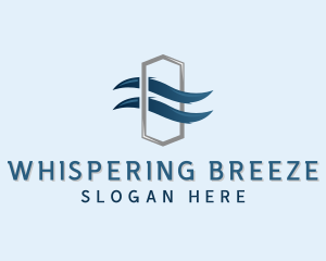 Wind Ventilation Cooling logo design