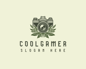 Floral Camera Lens Logo