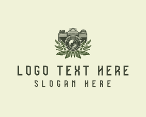 Youtube Channel - Floral Camera Lens logo design