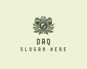 Floral Camera Lens Logo