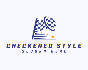 Checkered - Racing Flag Motorsport logo design