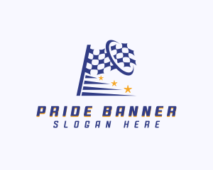 Racing Flag Motorsport logo design