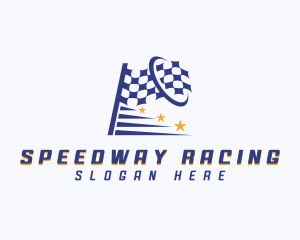 Motorsport - Racing Flag Motorsport logo design