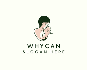 Baby Animals - Mother Child Parenting logo design