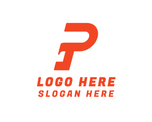Mechanic - Modern Stroke Letter P logo design