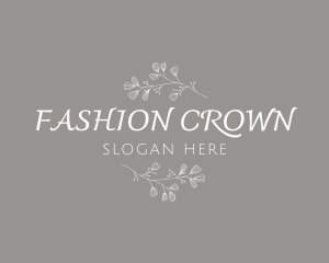 Classy Floral Fashion logo design