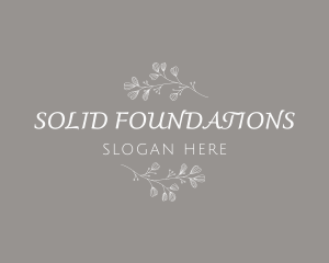 Matrimony - Classy Floral Fashion logo design