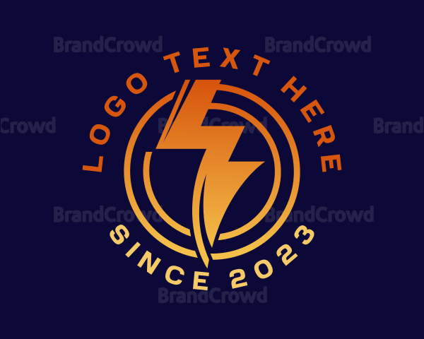 Thunder Courier Lightning Logo