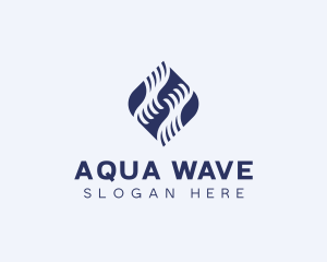 Waves Finance Investing logo design