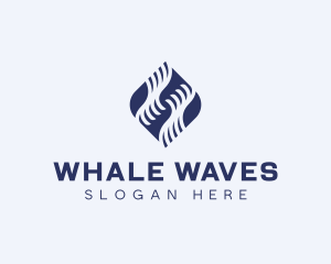 Waves Finance Investing logo design