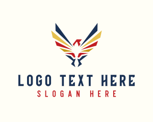 Militia - Military Falcon Aviation logo design