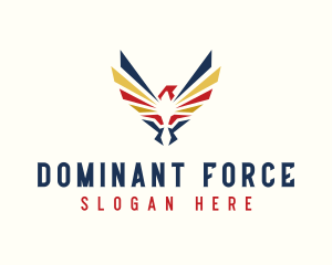 Military Falcon Aviation  logo design