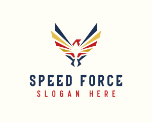 Military Falcon Aviation  logo design