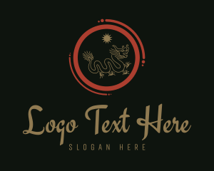 Cultural - Traditional Dragon Business logo design