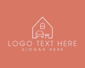 Minimal House Furniture logo design