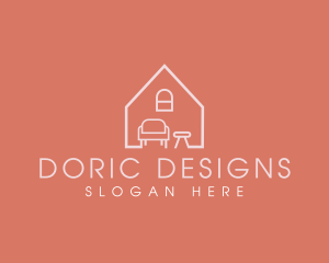 Minimal House Furniture logo design