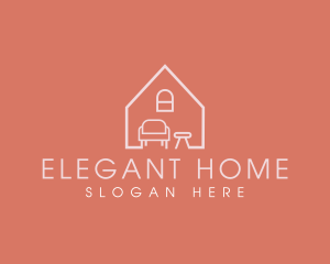 Minimal House Furniture logo design