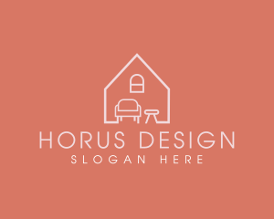 Minimal House Furniture logo design