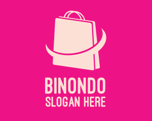 Pink Ecommerce Bag  Logo