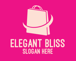 Pink Ecommerce Bag  Logo