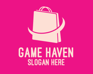 Pink Ecommerce Bag  Logo