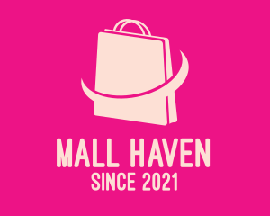 Pink Ecommerce Bag  logo design