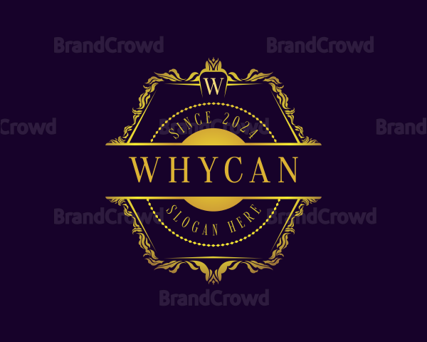 Luxury Ornamental Crest Logo