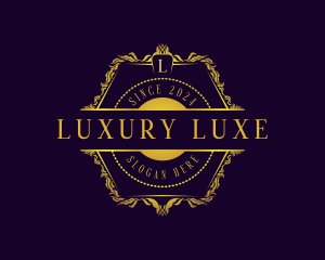 Luxury Ornamental Crest logo design