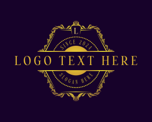 Luxury Ornamental Crest Logo