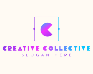 Holographic Fun Brand logo design