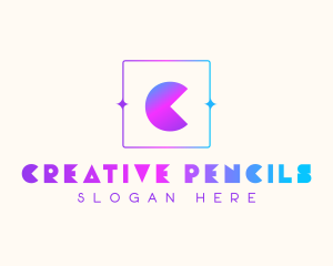 Holographic Fun Brand logo design