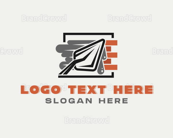 Cement Brick Masonry Logo