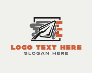 Repair - Cement Brick Masonry logo design