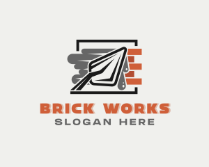 Cement Brick Masonry logo design