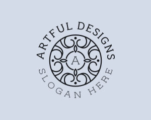 Stylish Floral Boutique logo design